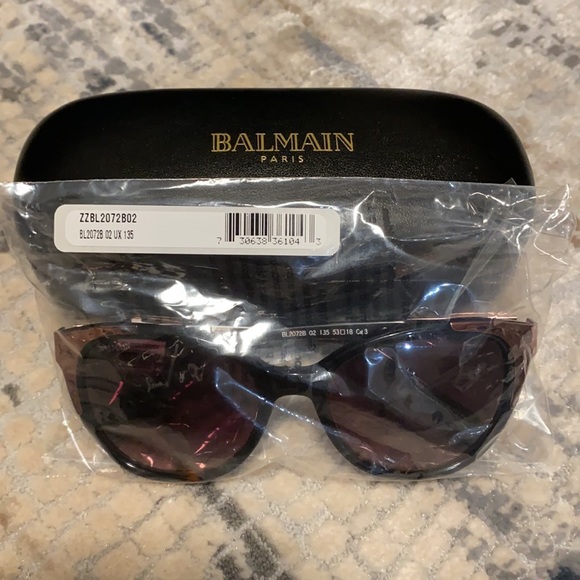 *NWT* Balmain Cat Eye Sunglasses - Picture 3 of 9